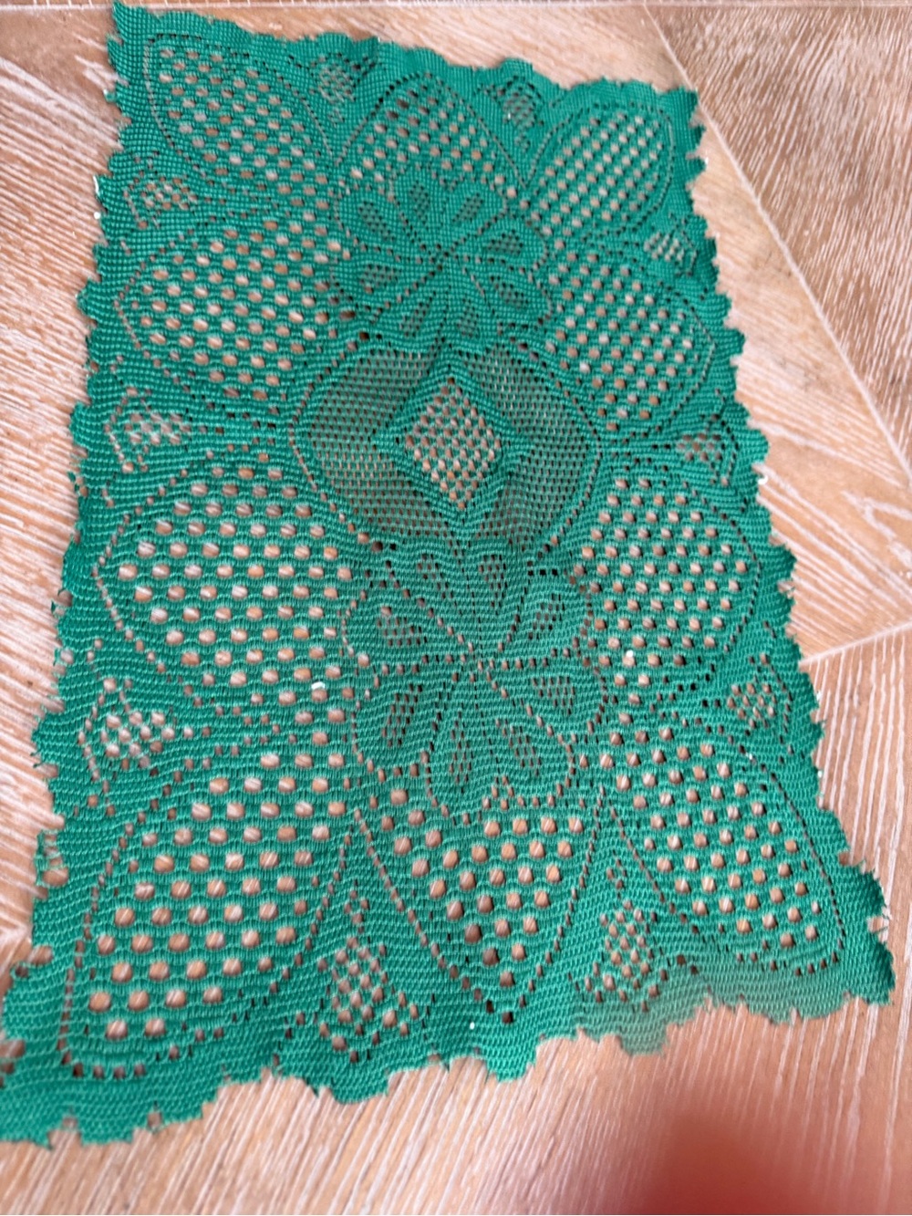 Green Crochet Doily - Home Accents